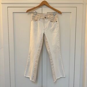 Frame Le Crop Two Tone Raw Hem Jean